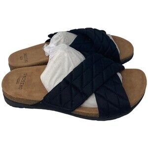 Earth Origins Oceana Size 6 Wide Women's Casual Sandal Black